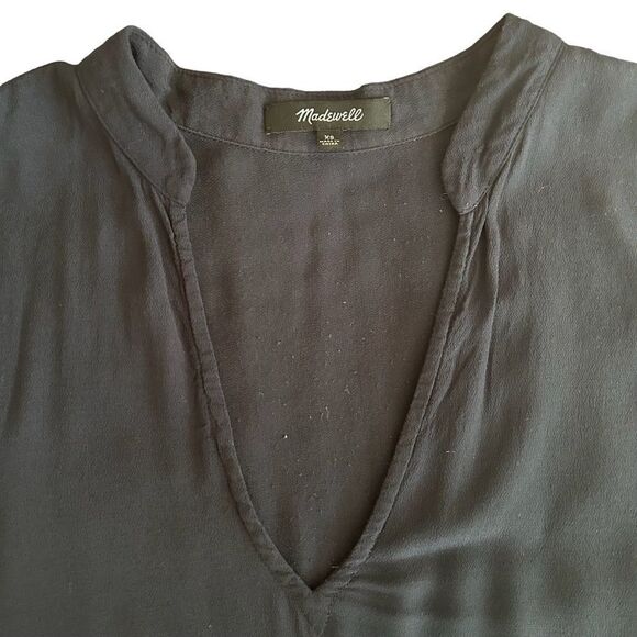 Madewell | Navy Shirt Dress with Pockets, Size XS - Picture 4 of 8